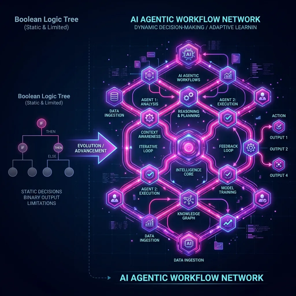 Beyond If/Else: How Agentic Workflows are Replacing Static Marketing Automation